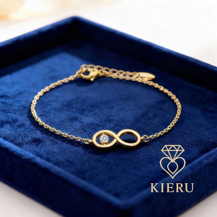 Bransoletka stal chirurgiczna 316L INFINITI