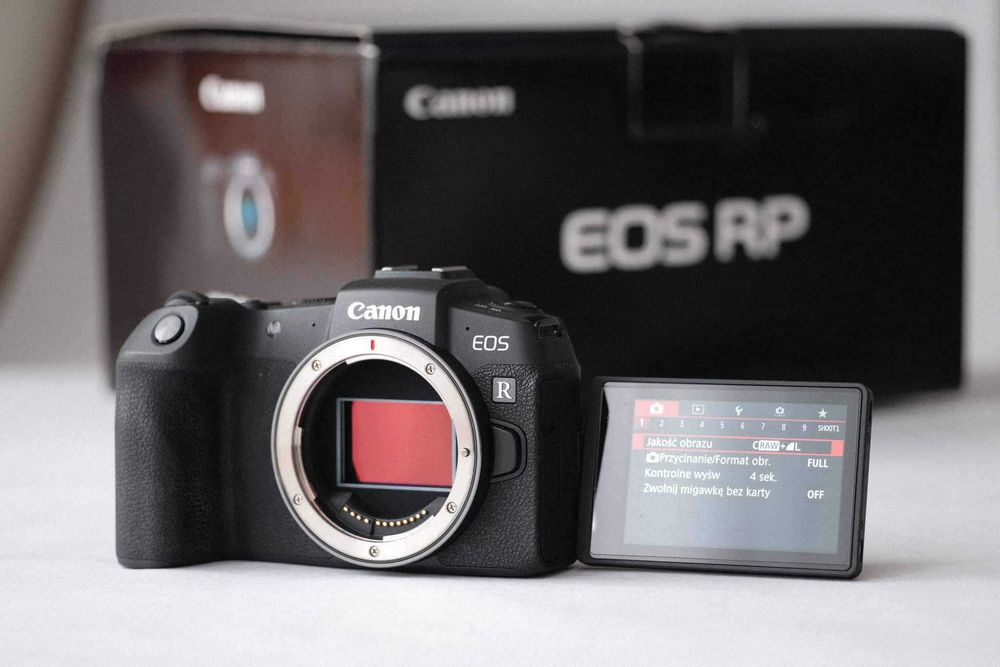 Canon EOS RP + grip + 3x bateria + pilot – stan perfekcyjny Myślenice ...