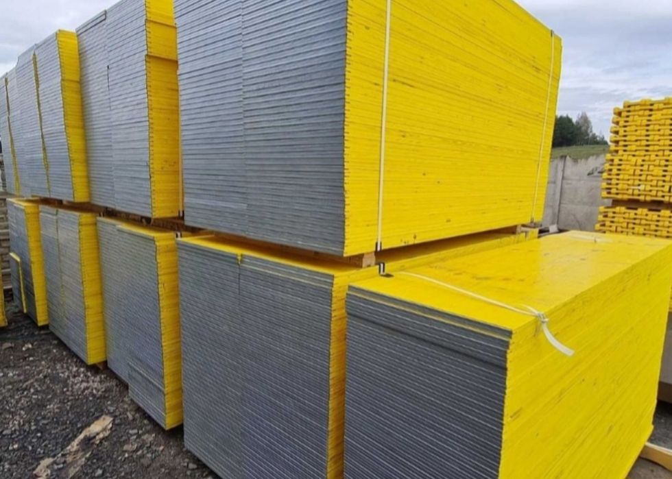 Stemple budowlane metalowe podpory Stropowe płyta topolowa  Dźwigary