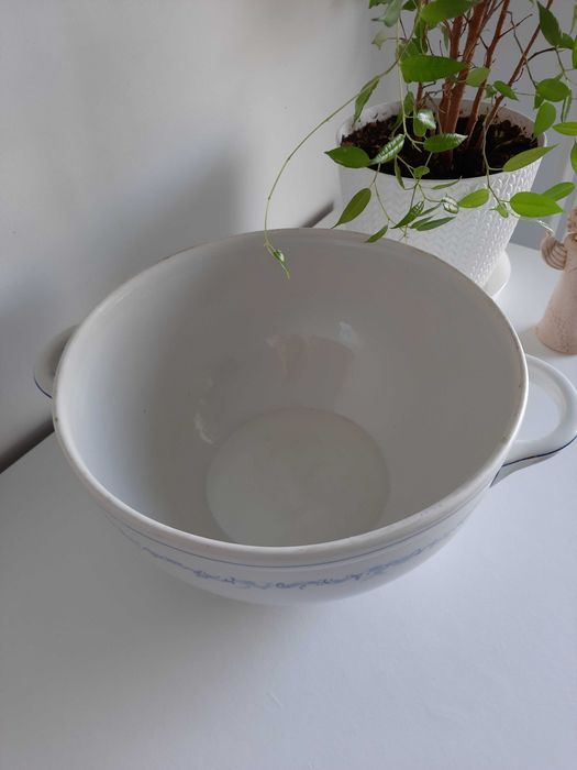 Stara porcelana duża waza z pokrywką