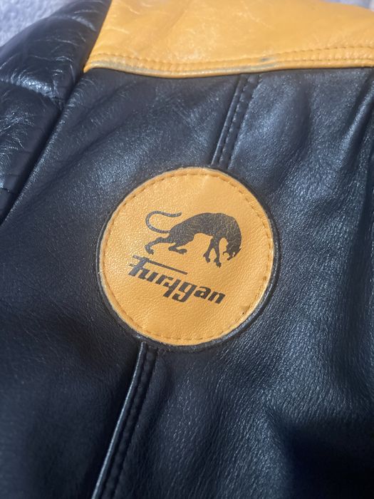 Вінтажна мотокуртка Furygan (Франція) — Натуральна шкіра, Metalon