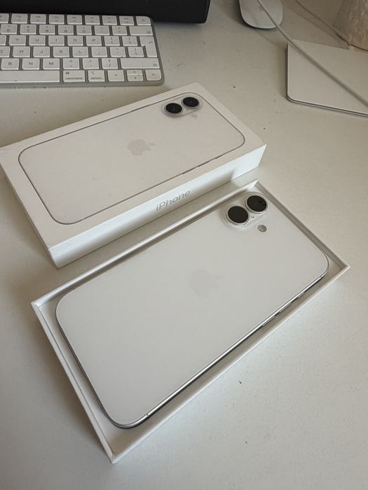 Bateria 100% iPhone 16 Plus 512gb White Idealny