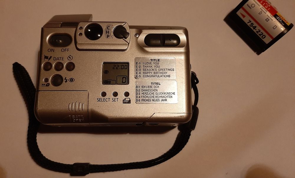 Aparat analogowy Canon IXUS Z50.