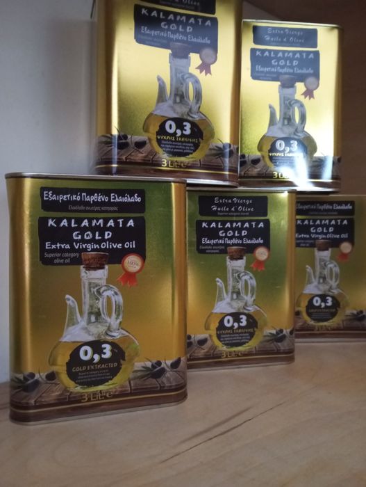 Oliwa z Oliwek Grecka Kalamata Extra Virgin 3 Litry