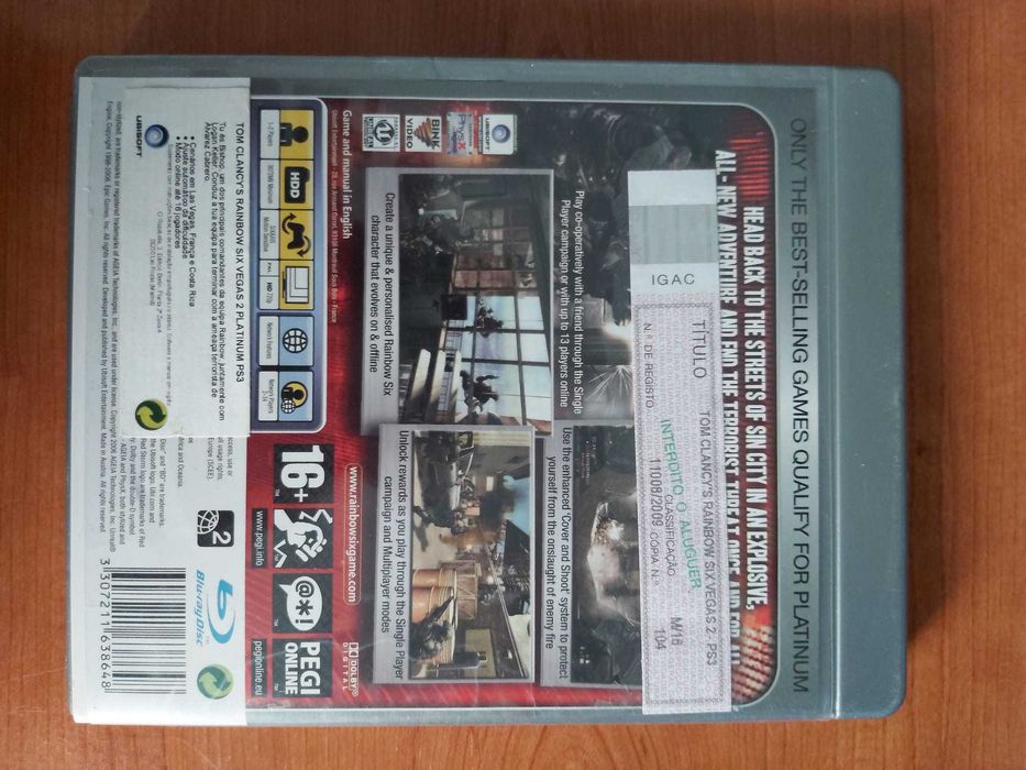 rainbow Six Vegas 2 ps3