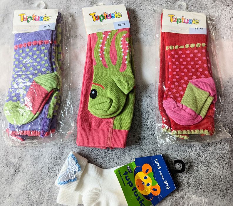 3 rajstopy dziecięce rozmiar 68-74 rajstopki Tuptusie Gatta bawełna