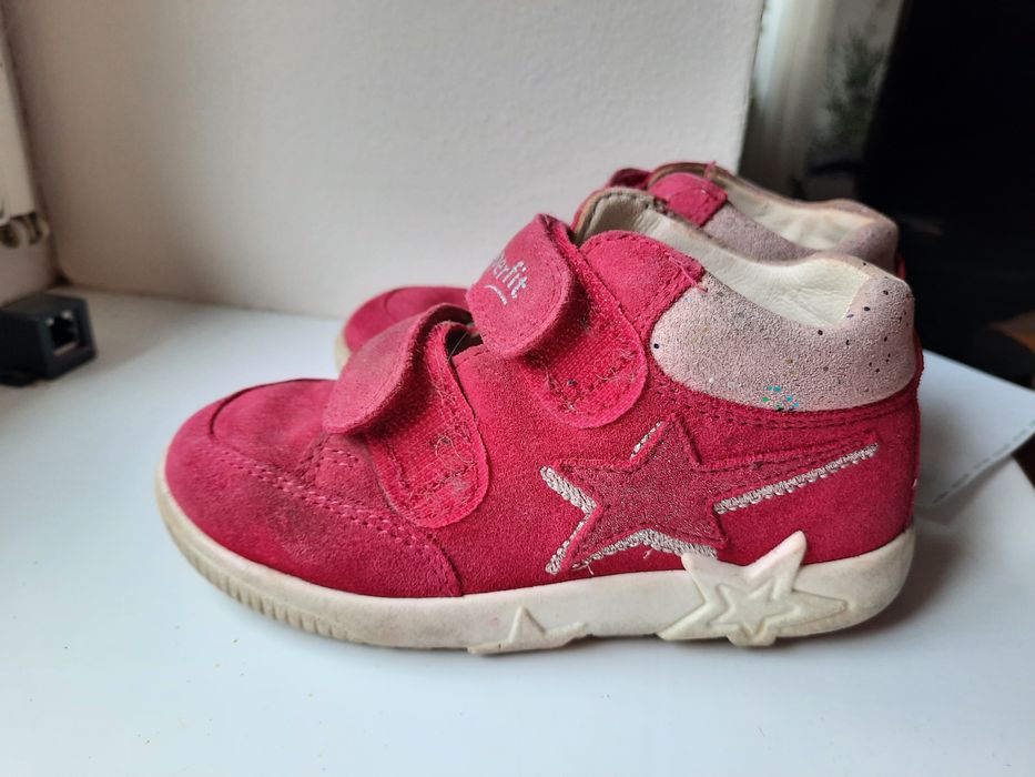 Superfit buty rozmiar 24 zamszowe rozowe