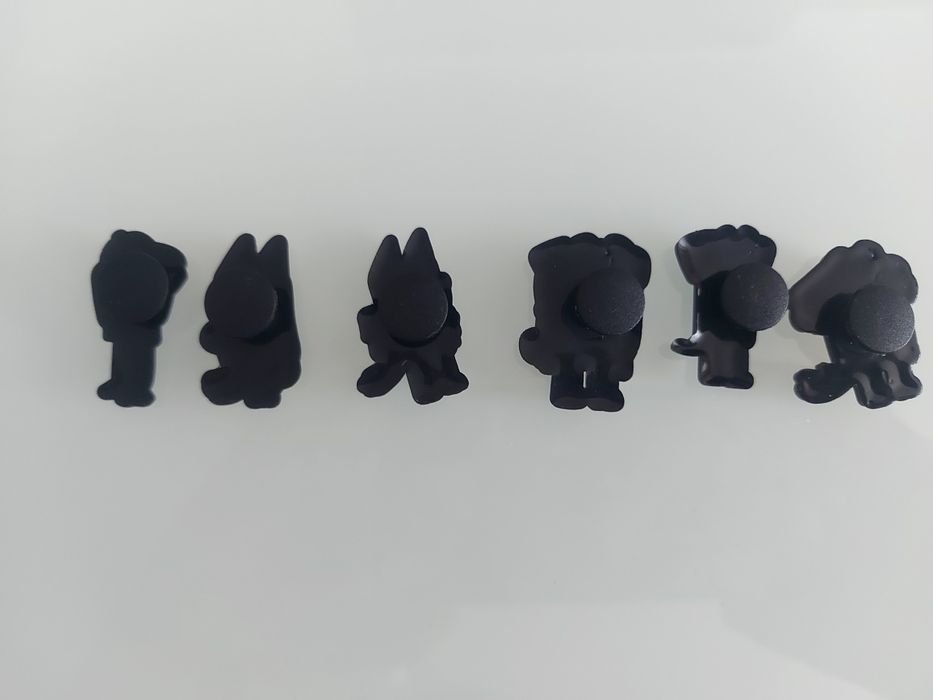 Zestaw 6 figurek Przypinki do butów typu Crocs Bluey I Bingo