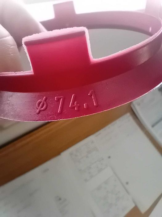 4 anilhas centradoras D74,1mm para D72,5mm