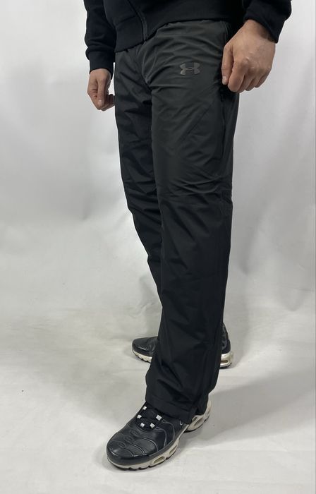 Спортивные мужские штаны плащевка на флисе в топ качестве