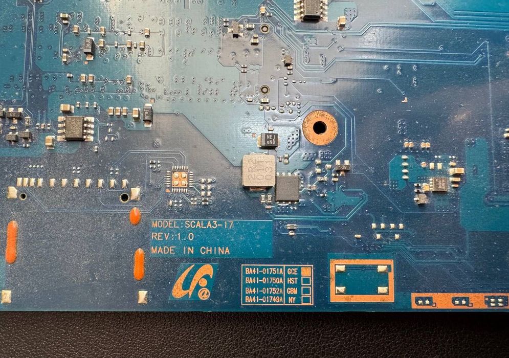 Материнська плата SCALA3-17 Rev 1.0 для ноутбука Samsung NP300
