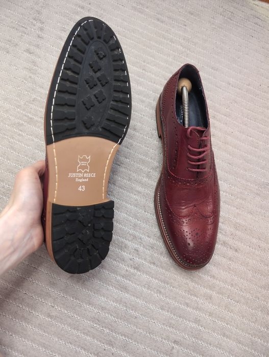 Брогі туфлі Justin Reece England
 43 р 28.5-28 см