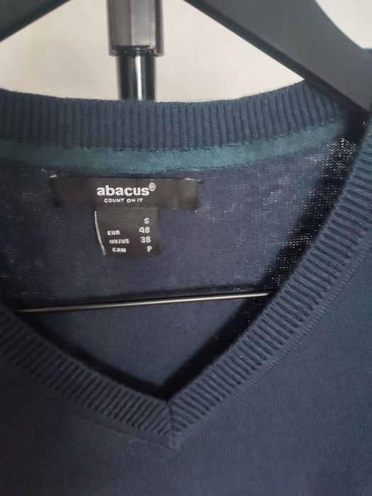 Sweterek męski 40 L /42 XL granatowy Reward Collection #bawelna