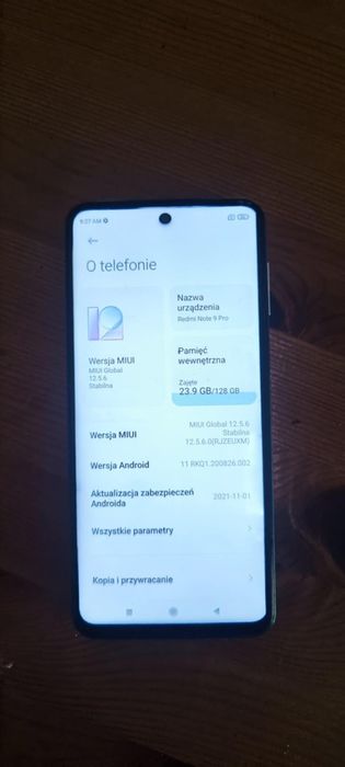 Xiaomi redmi note 9 pro czytaj opis