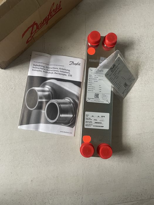 Теплообмінник 30 (52) бар, під фреон danfoss d 22 16 (stdpg) (22m)
