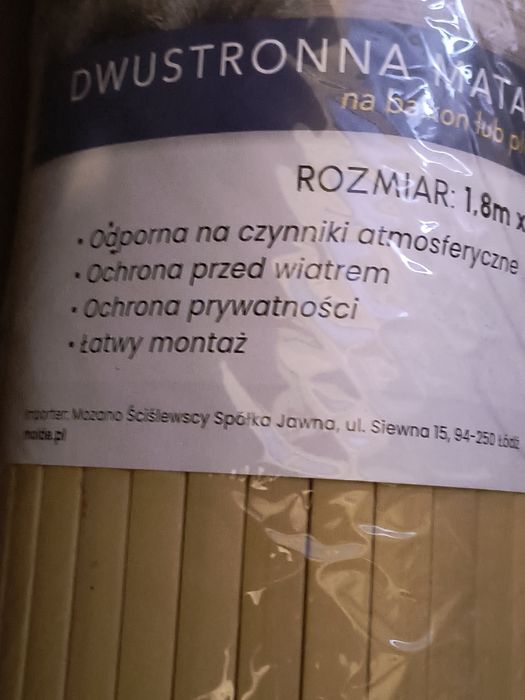 Osłona tarasu,balkonu