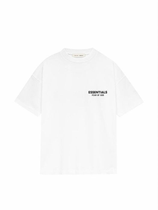 Футболка Fear of God Essentials FW25 Short Sleeve Tee - Bright White (ОРИГІНАЛ)