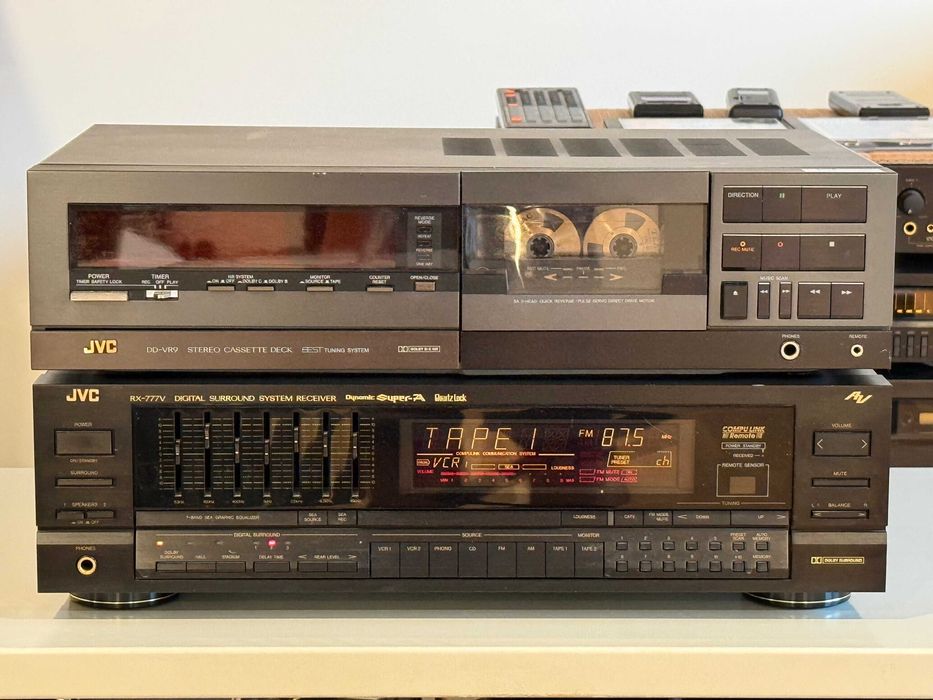 Magnetofon Deck JVC DD-VR9, 3 głowice, Unikat!