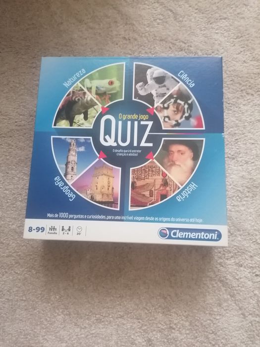 Jogo de Tabuleiro Quiz - Clementoni