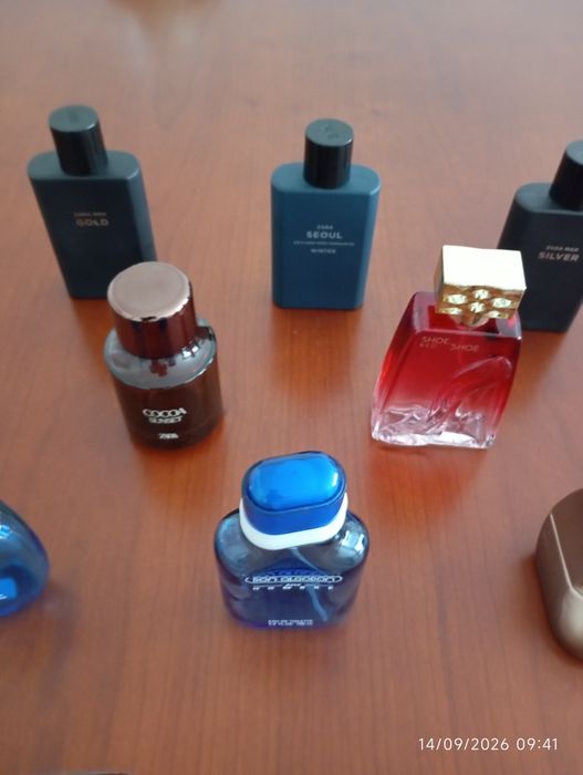 Frascos perfumes vazios