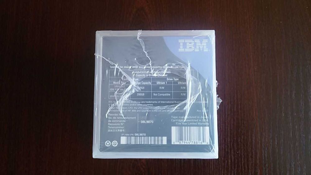 Taśma IBM 08L9870 LTO 2 ULTRIUM 200/400GB