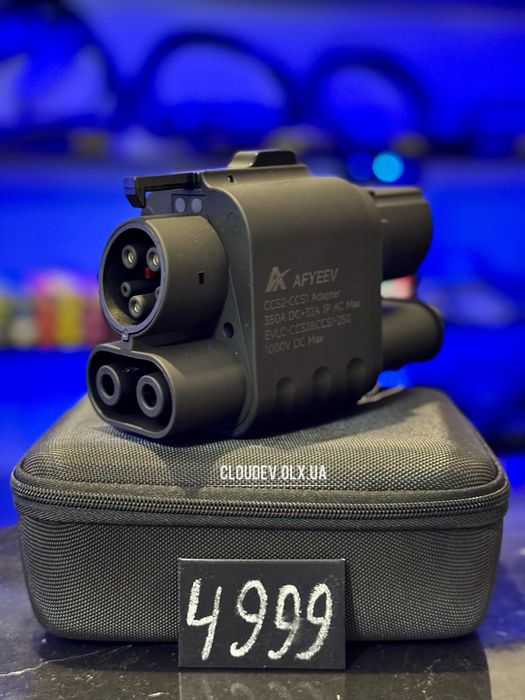 CCS1 CCS2 500A GUWIEYG, AFYEEV, IPENGEN фабричний перехідник з Америки на Європу 250квт з замком