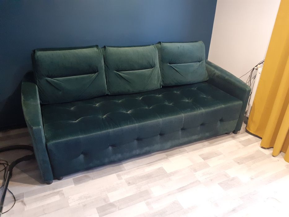 Sofa Arita BRW butelkowa zieleń
