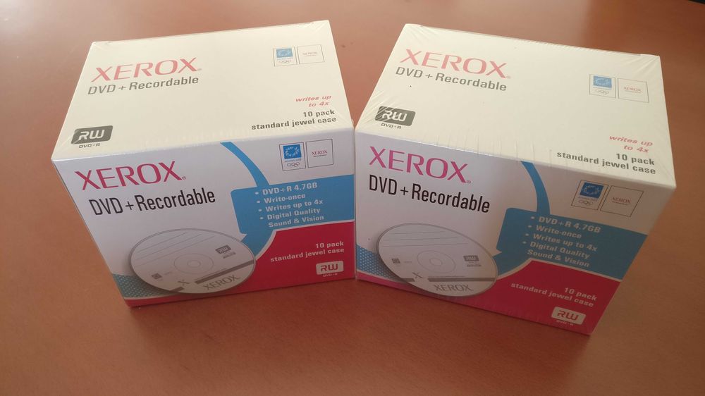 2x Xerox 10-pack DVD+RW64550160840705122