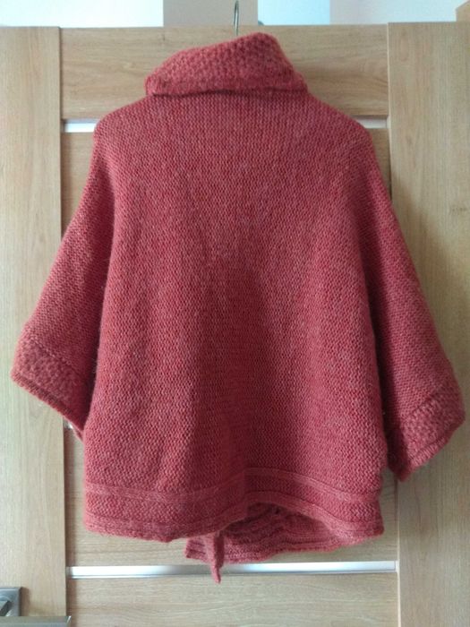 Kamizelka ponczo nietoperz narzutka