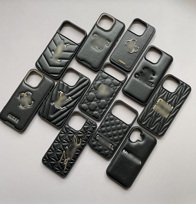 Чохол шкіряний iPhone Pro Max айфон про Макс 16 чехол ysl кожаный