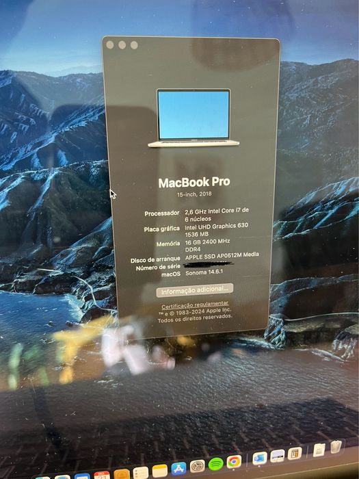 Macbook Pro 15’’ 2018