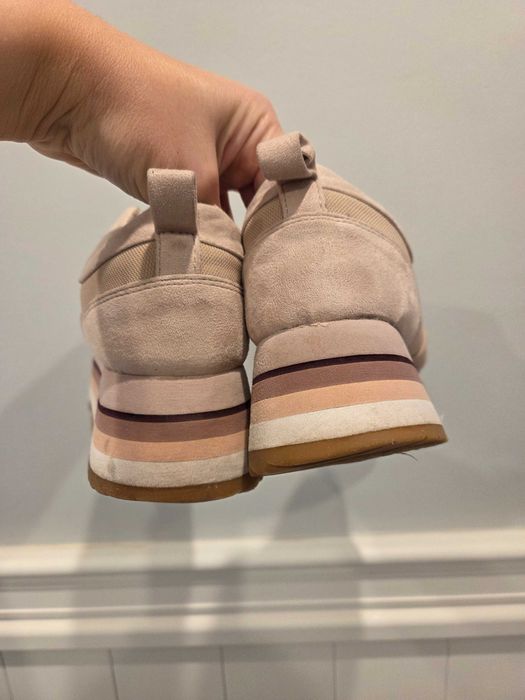 Sneakersy na platformie Zara 38 adidasy buty sportowe