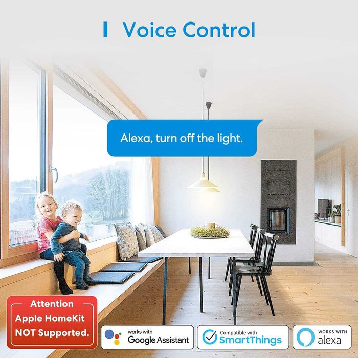 Interruptor Touch Wi-Fi, 2 Vías , 1 Canal, Alexa, Home, SmartThings64286170466177122