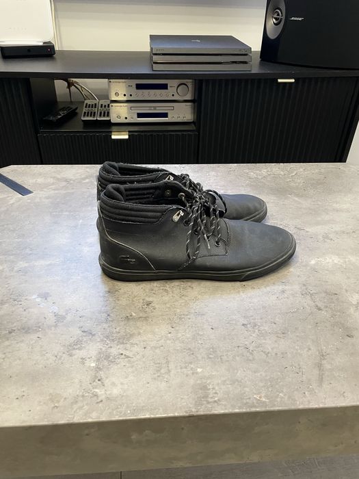 Buty męskie czarne sportowe Lacoste rozmiar 43