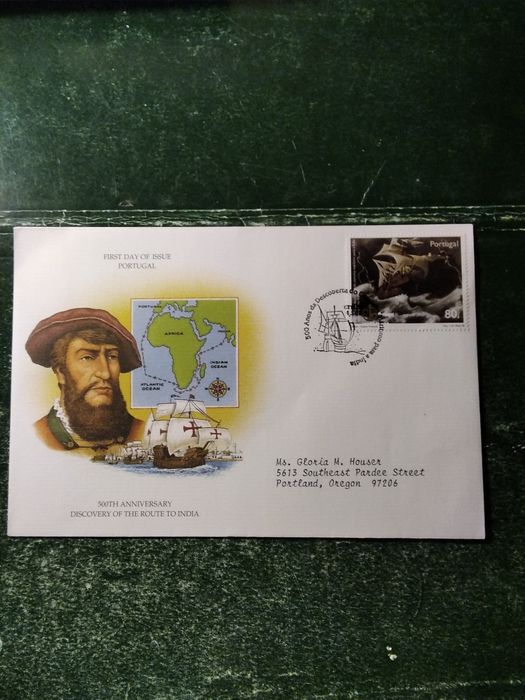 1998 FDC 500 Anos Da Descoberta Do Caminho Marítimo para a Índia
