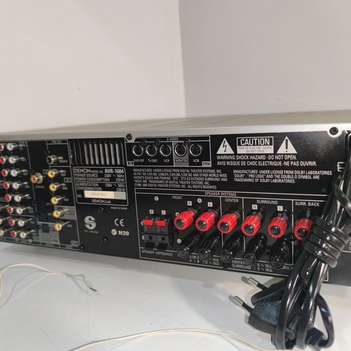 Denon AVR-1604 recetor de Home Cinema multicanal