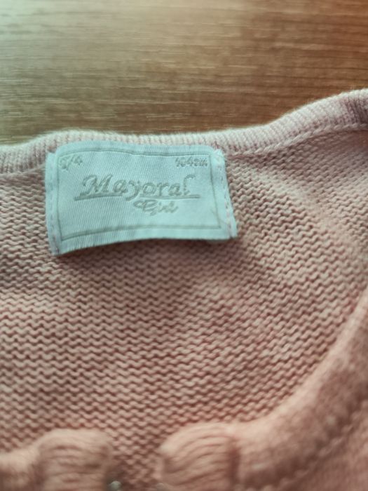 Casaco rosa de menina da Mayoral