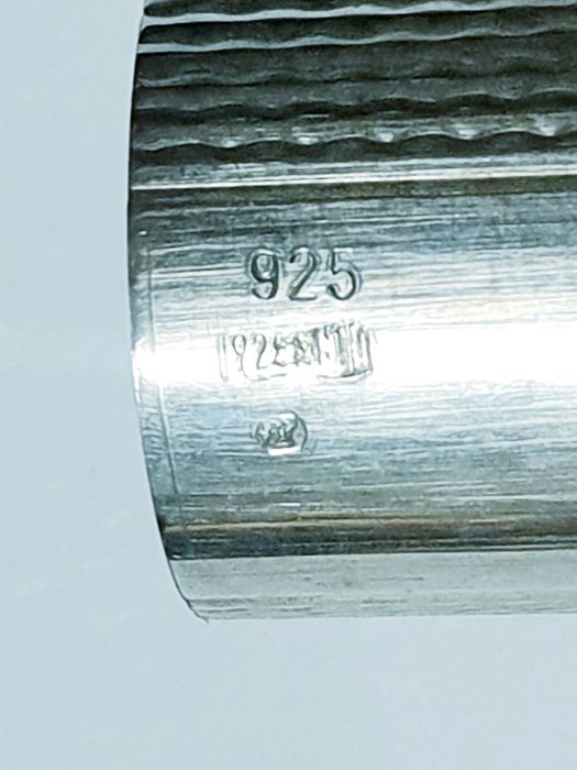 fantástica caneta de tinta permanente Pedro Durón em prata 925