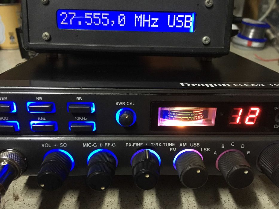 Radio transceiver CB SSB Dragon Clean Tone  jak  President Jackson !