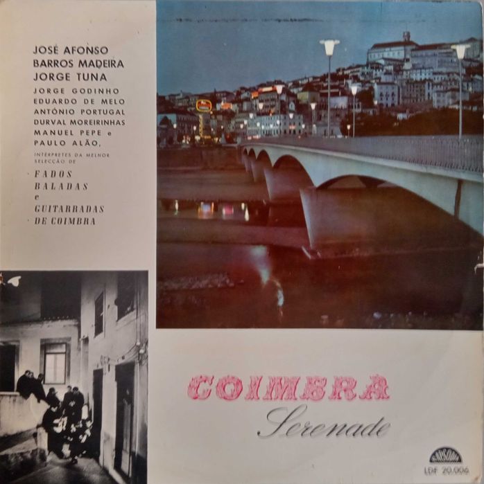 José Afonso, Barros Madeira, etc. - - - - - Coimbra Serenade	- - - 	LP