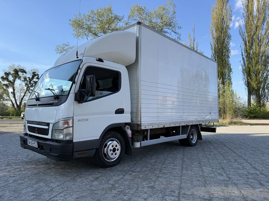 Mitsubishi Canter Fuso  - 3C13 - kat.B  - 2008 kontener meblowóz 230 cm wysoki Wrocław