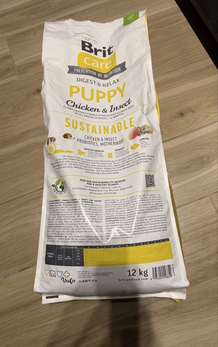 karma Brit care puppy care chicken & insect