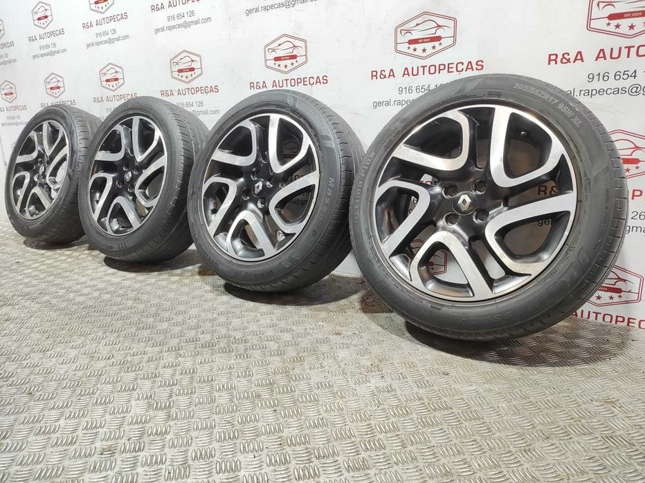 Conjunto Jantes R17 Renault Captur MK1 J87 2013 a 2019 Original