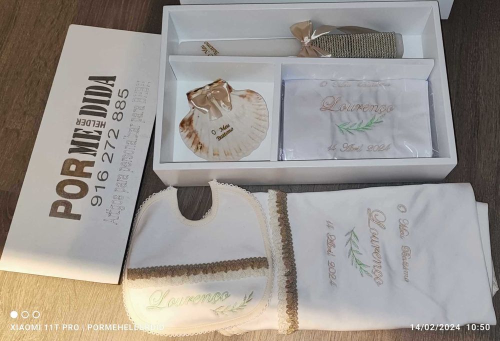 kit batismo personalizado