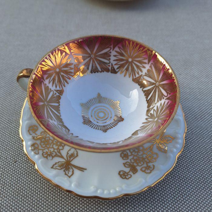 Zestaw filiżanek do kawy. 3szt Gareis Waldsassen Bavaria