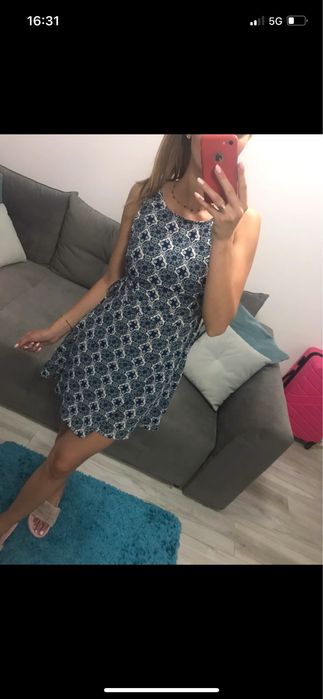 Sukienka wiązana na biodrach H&M rozmiar S