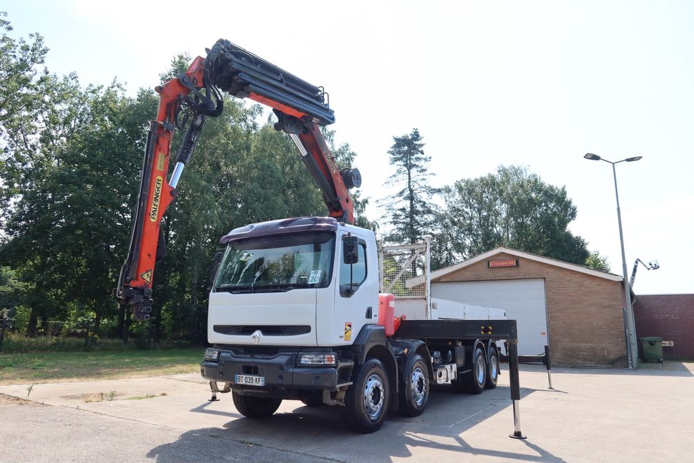 RENAULT KERAX 340cv Grua Palfinger PK27000 c/Gib RadioComando Caixa Tri-Basculante Apenas 200.000km #OPORTUNIDADE#