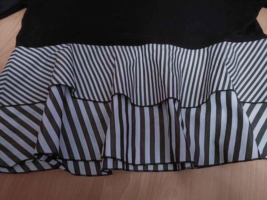 ZARA bluzka z baskinką r.S