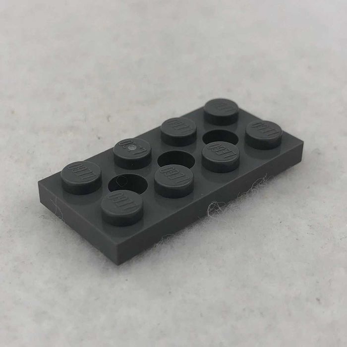 LEGO Technic Płytka 2x4 ciemny szary 3709b