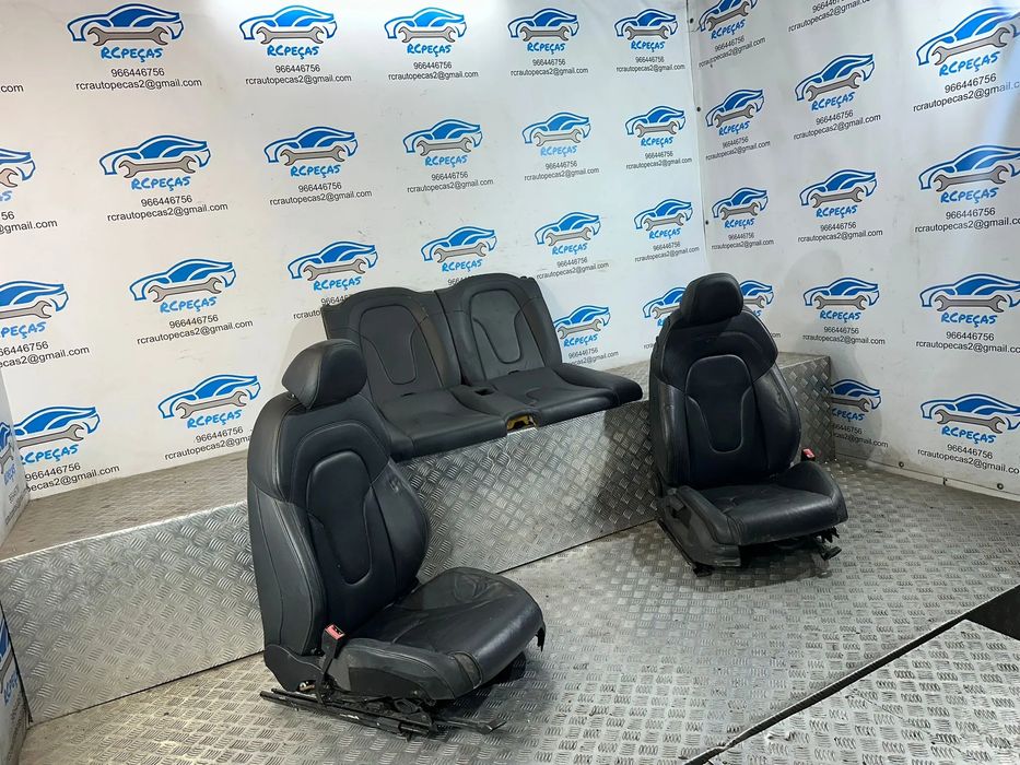 Conjunto Bancos Originais S-Line Audi TT 8J Pele 2006 - 2014